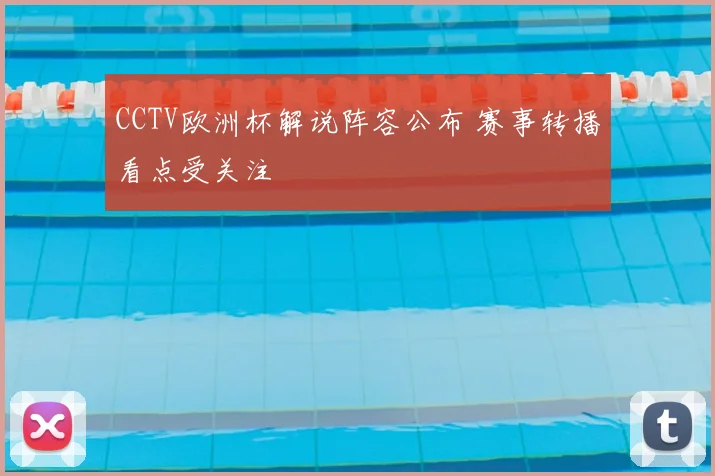 CCTV欧洲杯解说阵容公布 赛事转播看点受关注